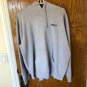 Grey Obey Hoodie